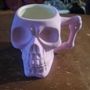 Sunday Morning Pink Skull Mug